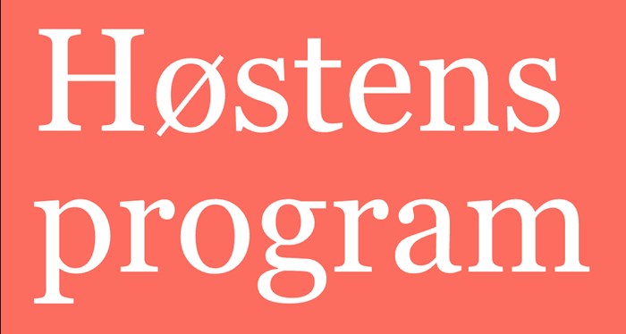 Høstens program